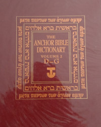 Image of THE ANCHOR BIBLE DICTIONARY (D - G)